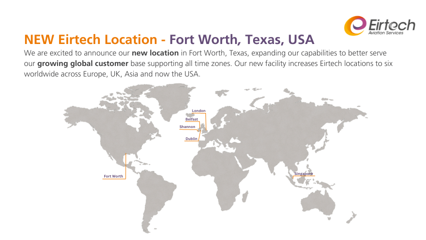Eirtech announces new location in Fort Worth, Texas